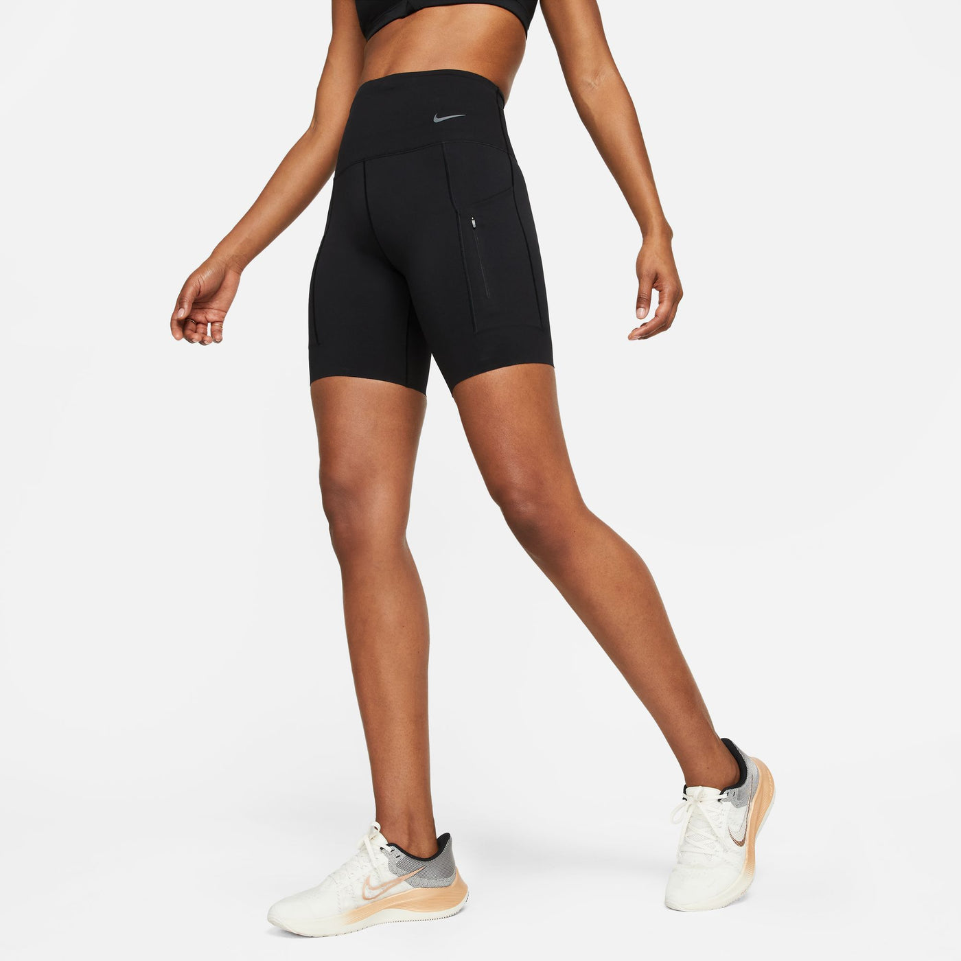 Women's Nike Go High-Waisted Biker Shorts - DQ5923-010