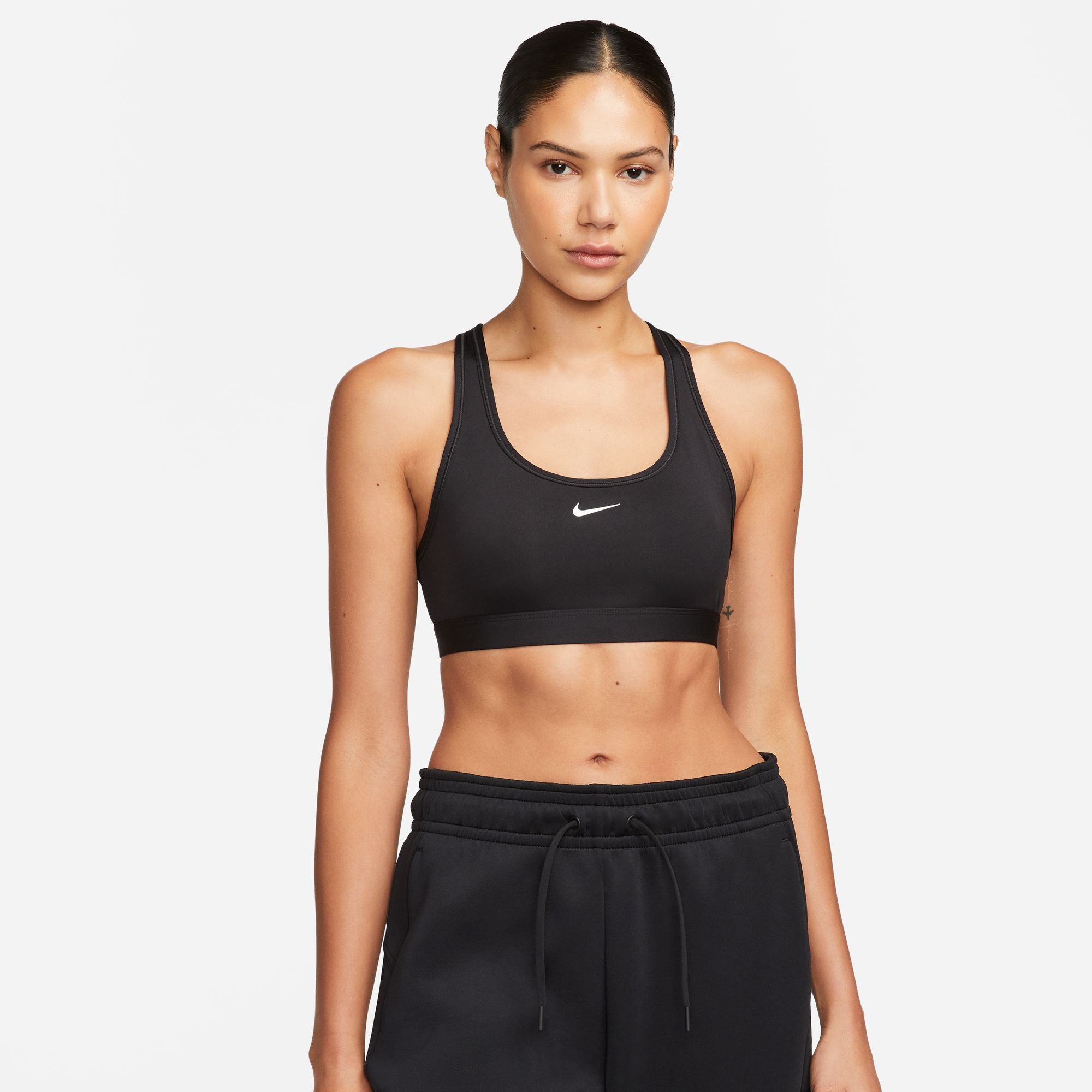 Nike Pro Classic Swoosh Bra - Navy : : Clothing, Shoes &  Accessories