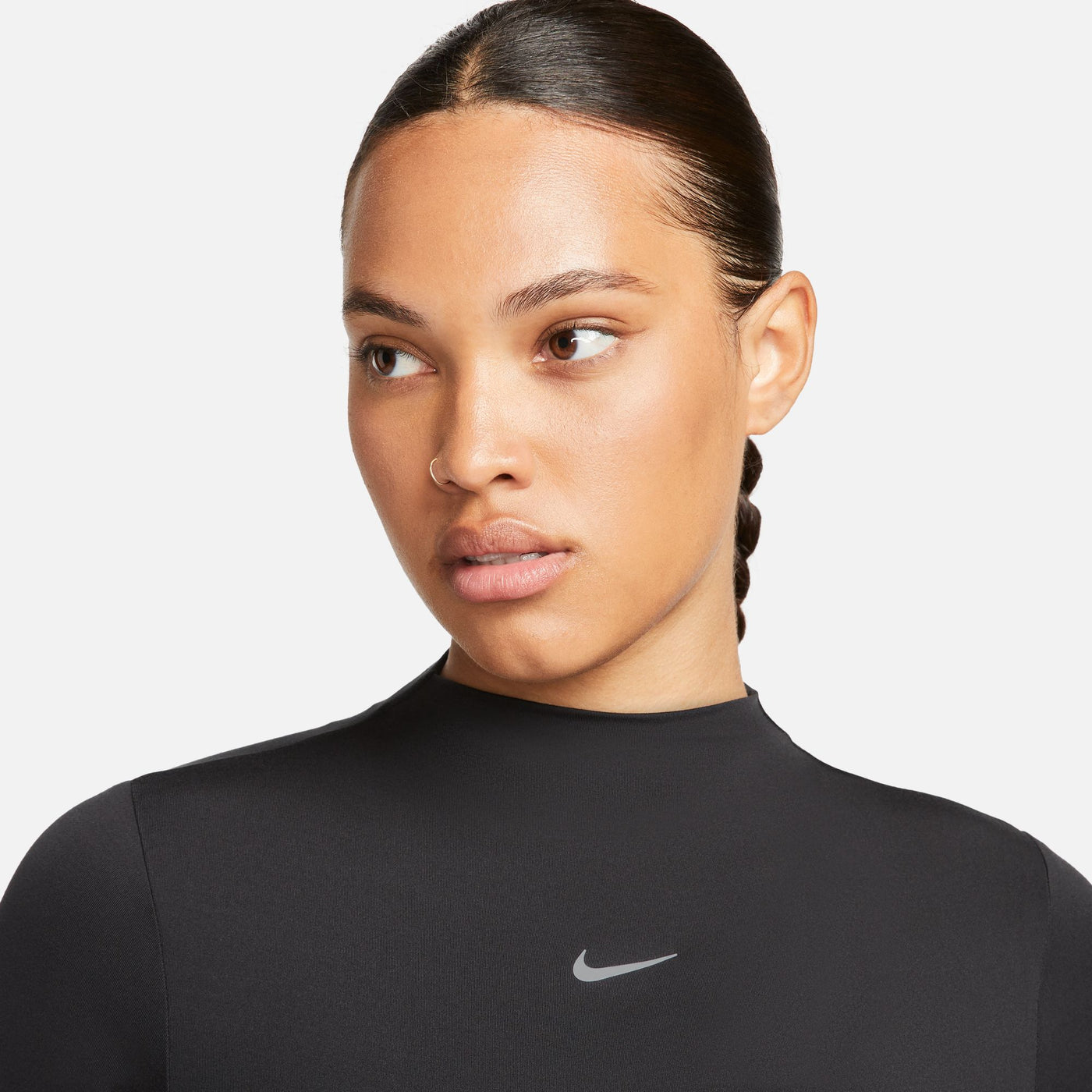 Women's Nike OneLuxe Long Sleeve Crop - FB5276-010