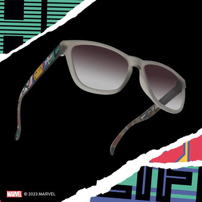 goodr OG Running Sunglasses - Marvel Remix - Eat. Sleep. Save the World