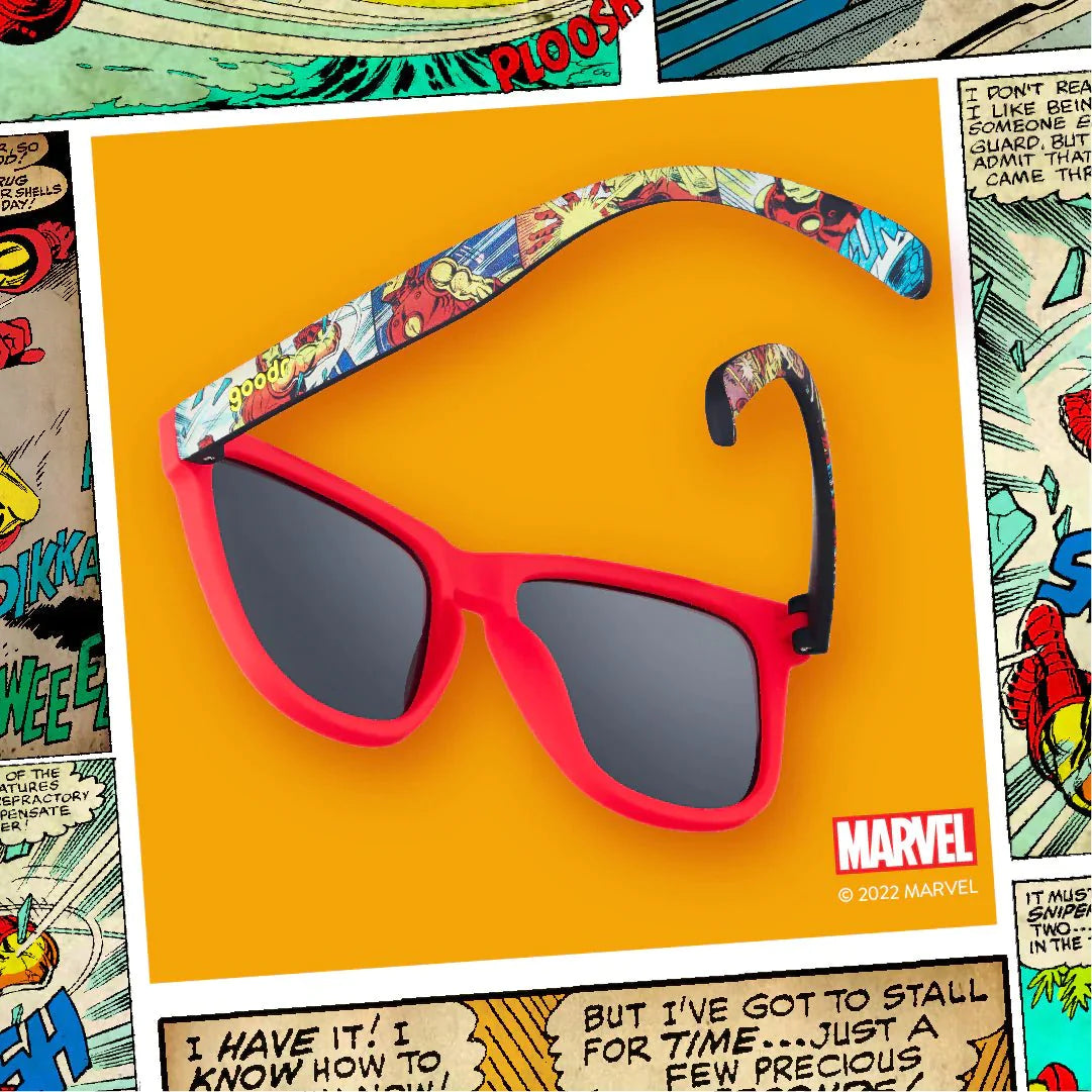 goodr OG Running Sunglasses - Marvel Comics - Ironically, Not Made Of Iron