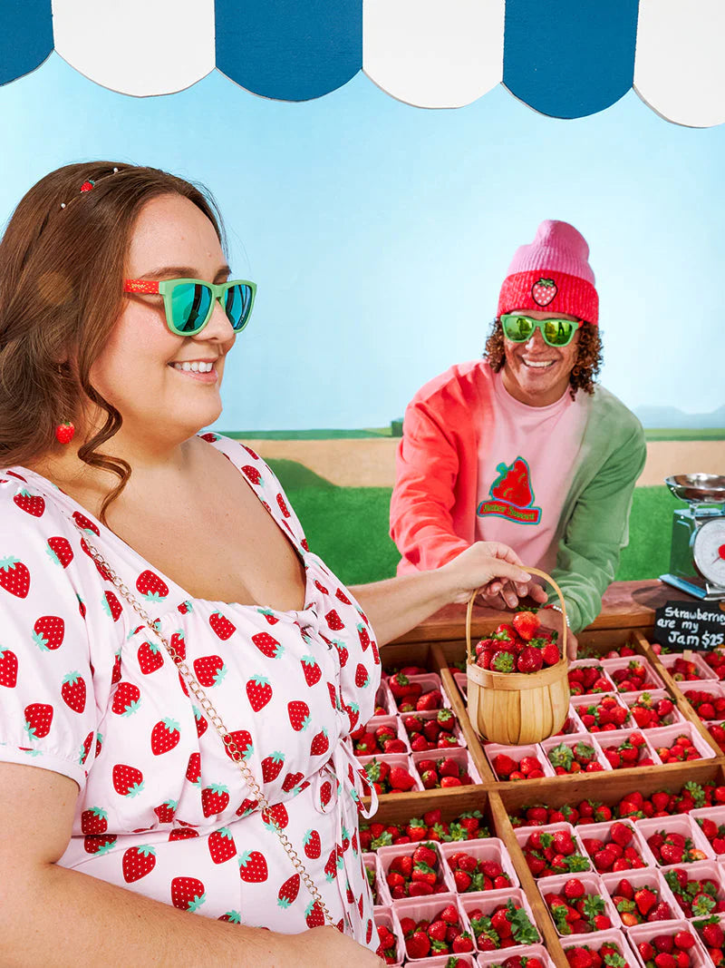 Goodr Running Sunglasses - Strawberries Are My Jam