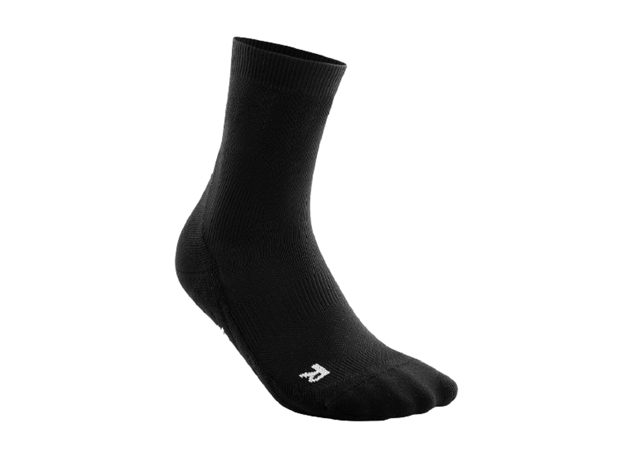 Men's CEP Run Compression Mid Cut Blackout Socks - WP3CZR
