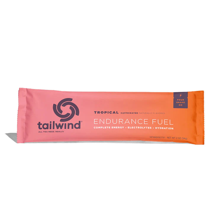Tailwind Tropical Caffeinated Endurance Fuel Individual Stick Pack - TAIL-SCEF-TROPICAL