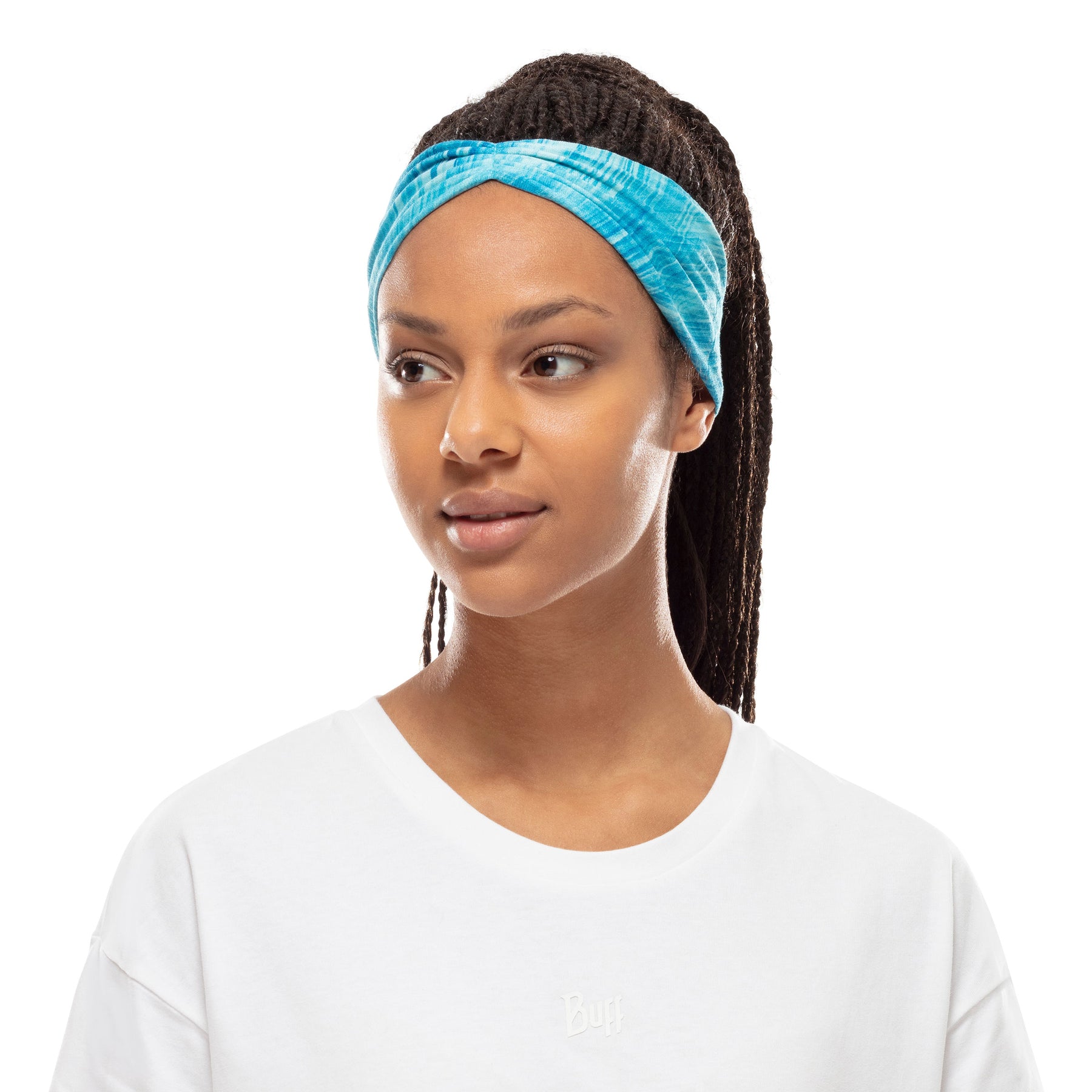Buff Coolnet UV+ Headband Ipe Navy Bonnets : Snowleader