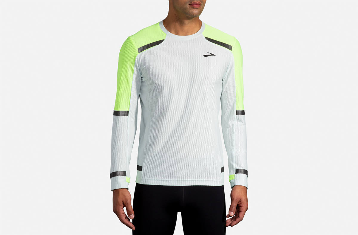 Men's Brooks Carbonite Long Sleeve Run Visible Collection 211354-041
