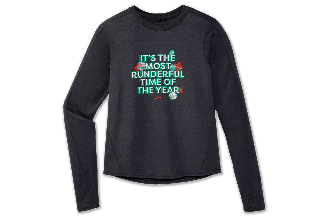 NEW! Women's Brooks "Runderful Time of the Year" Long Sleeves 221516-075