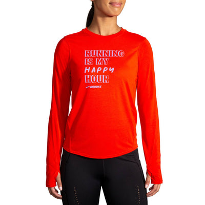 Women's Brooks Running is my Happy Hour Long Sleeve 221540-624