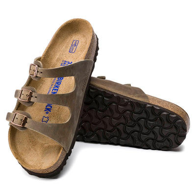 Women's Birkenstock Florida Soft Footbed Tobacco Oiled Leather BIRK-1011432