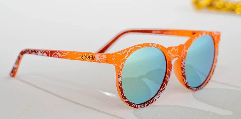 goodr Sunglasses - Tropic Like It's Hot CG-ORRD-LLB2-RF