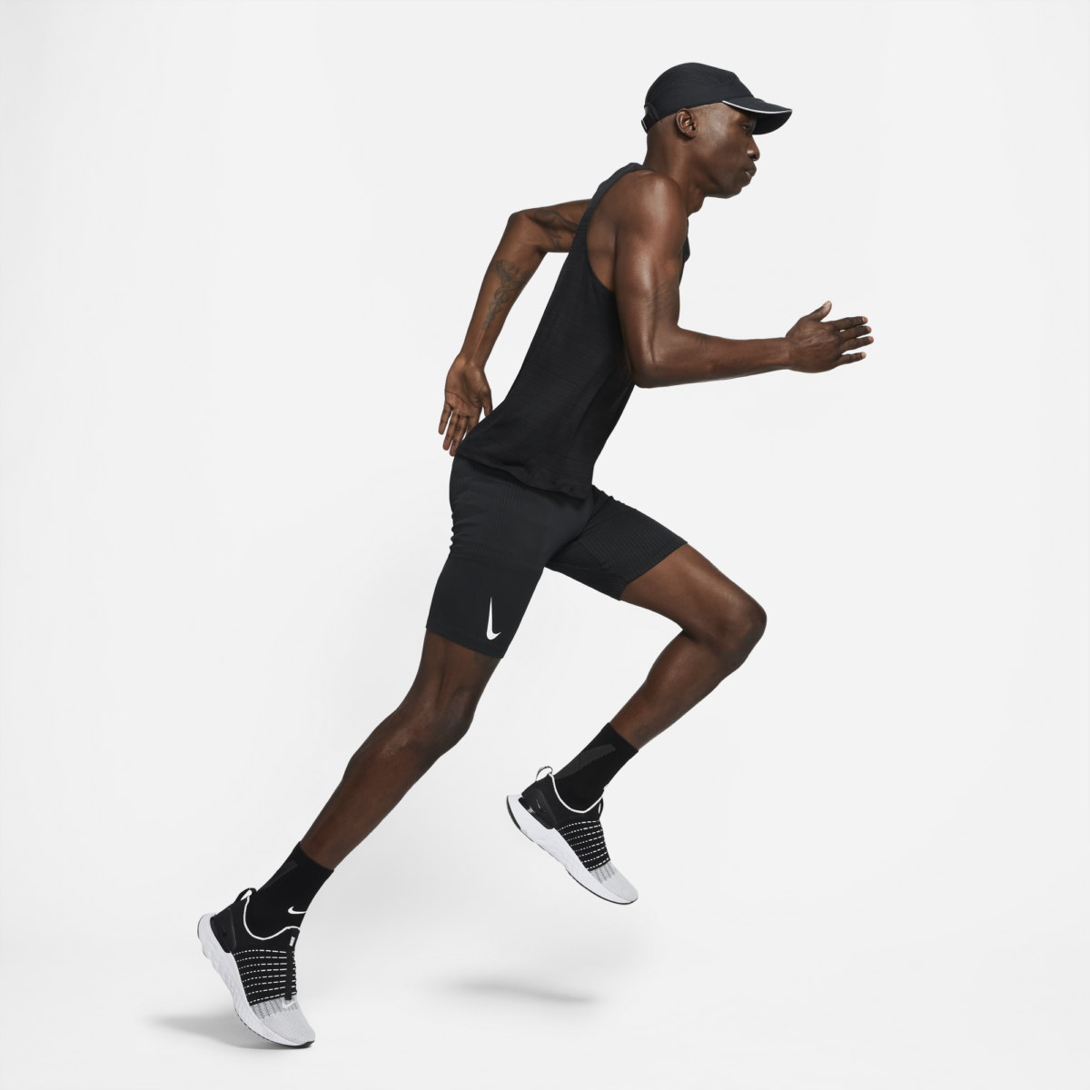 Nike Aeroswift Mens Half Length Running Training Tights DA1429-068 Size XL  New