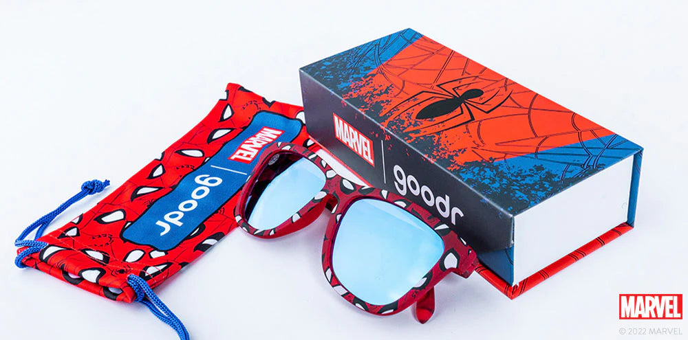 Goodr Running Sunglasses - Friendly Neighborhood Spider Shades