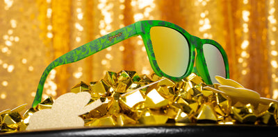 Goodr Running Sunglasses - Clover Me In Gold
