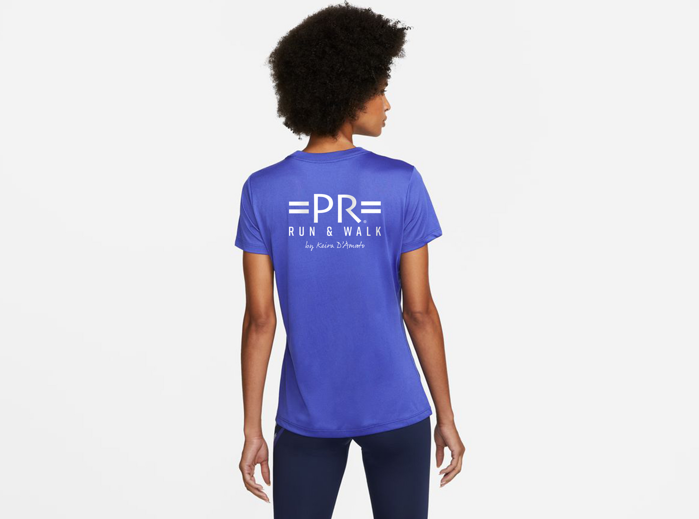 Women's Nike =PR= Run RVA Graphic Tee-WKEIRATEEBLUE