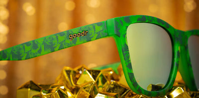 Goodr Running Sunglasses - Clover Me In Gold